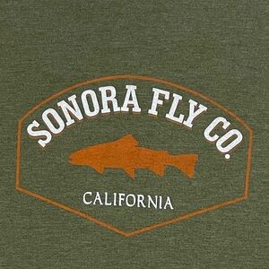 Sonora Fly Co. California  Olive Green T-Shirt Men’s Medium